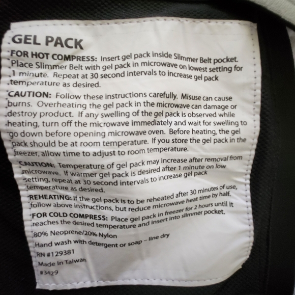 Back Support Slimmer Belt With Hot&Cold Therapy Gel Pack Everlast - Picture 4 of 10